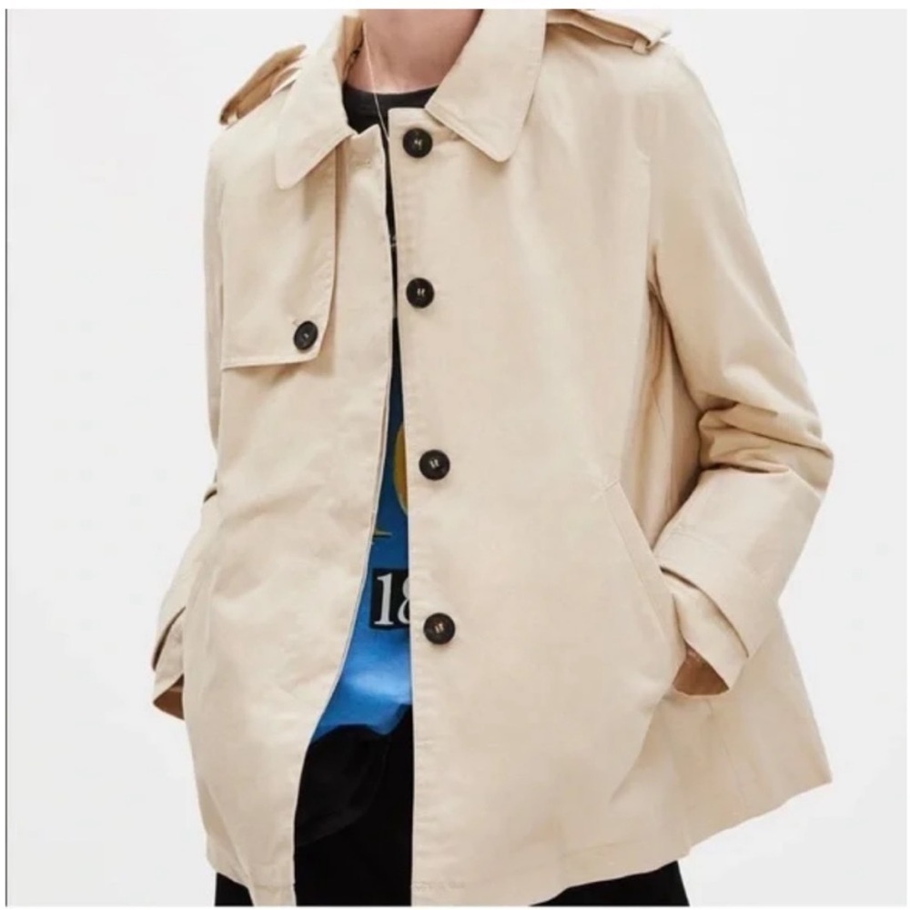 Stylish Beige Trench Coat